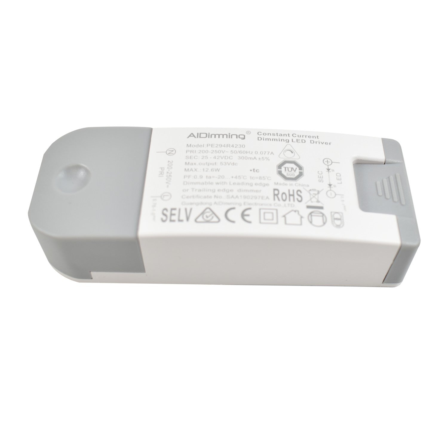 Driver regulable TRIAC corriente constante 25-42V 12.6W 300mA (2)