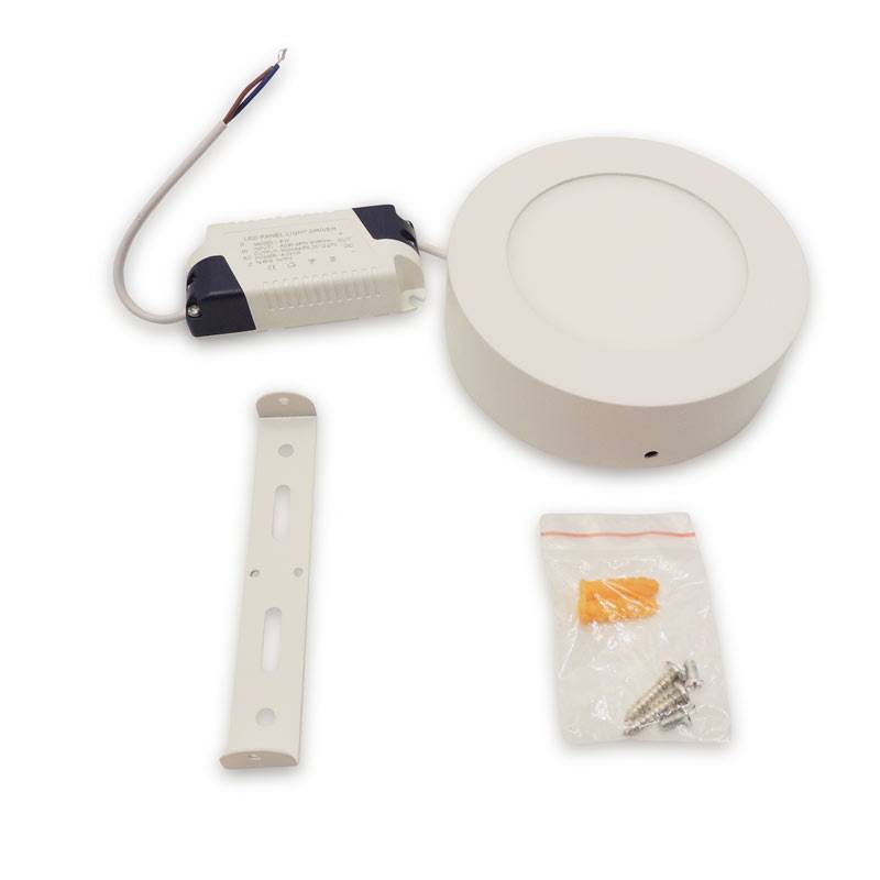 Plafón techo LED circular 6W - Ø11,5cm - 365lm (12)