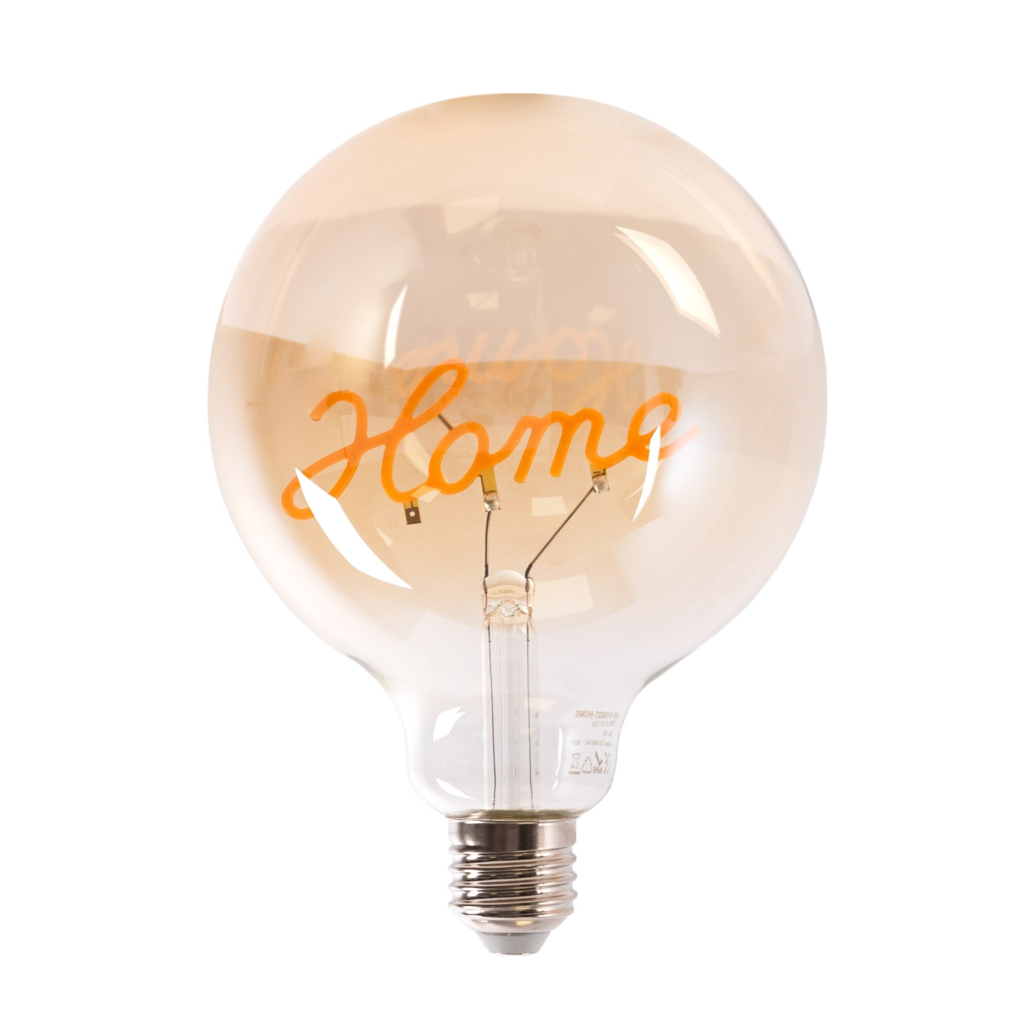 Bombilla decorativa filamento "HOME" E27 G125 - 4W - 2200K (2)