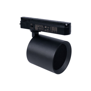 Proyector LED para carril monofásico CCT - 40W - CRI 90 - Negro (4)