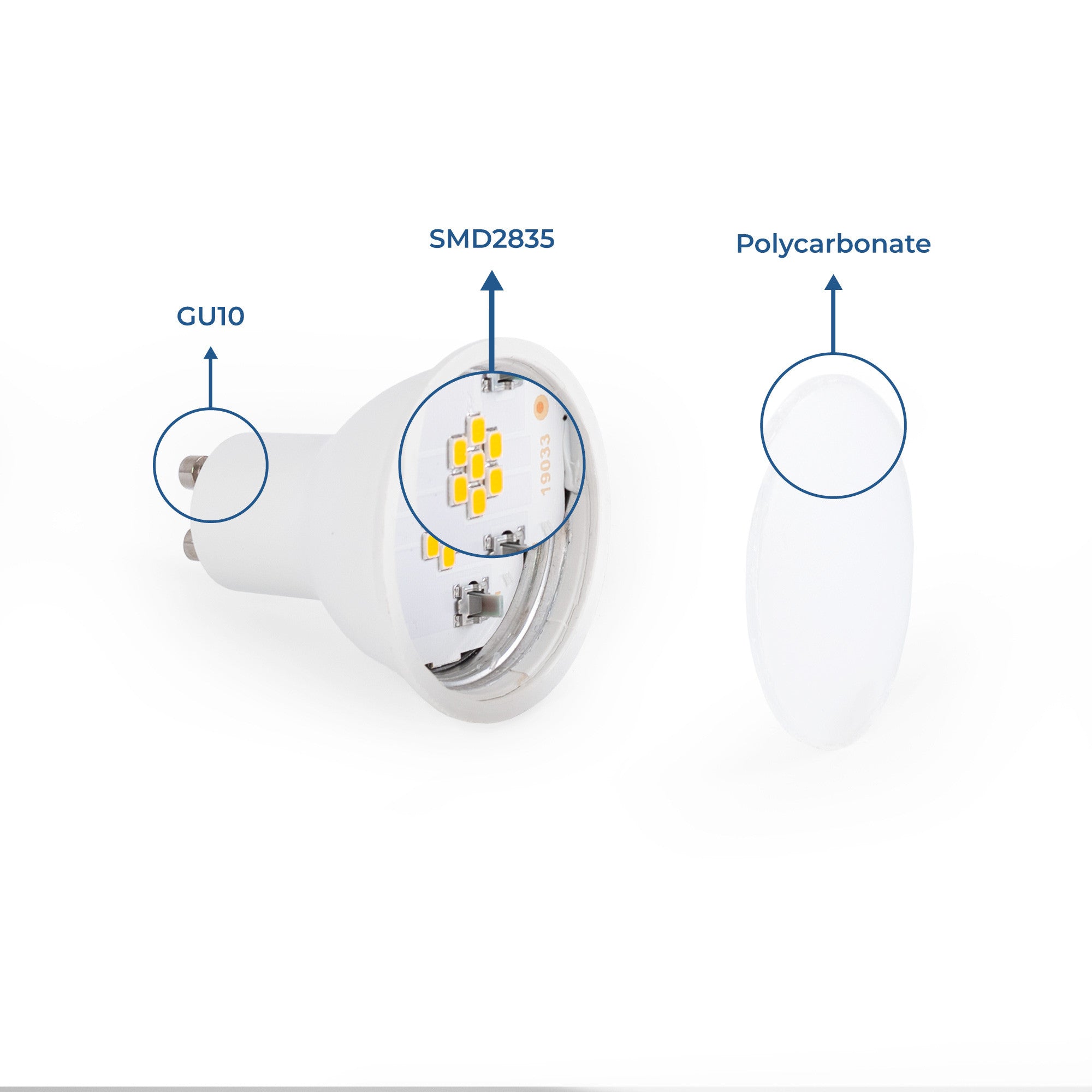 Bombilla LED GU10 - 7W - 120º (14)
