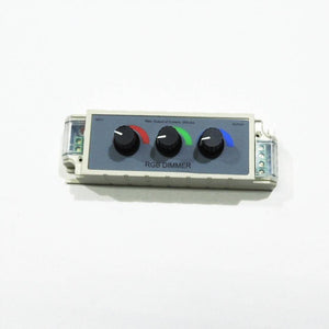 Controlador RGB manual para cambio de color 12/24V con un potenciómetro por canal (1)