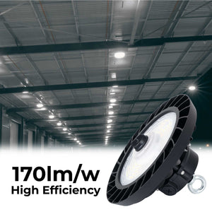 Campana LED UFO industrial 150W - CCT - 170lm/W - Driver LIFUD - IP65 - 10 años garantía (15)