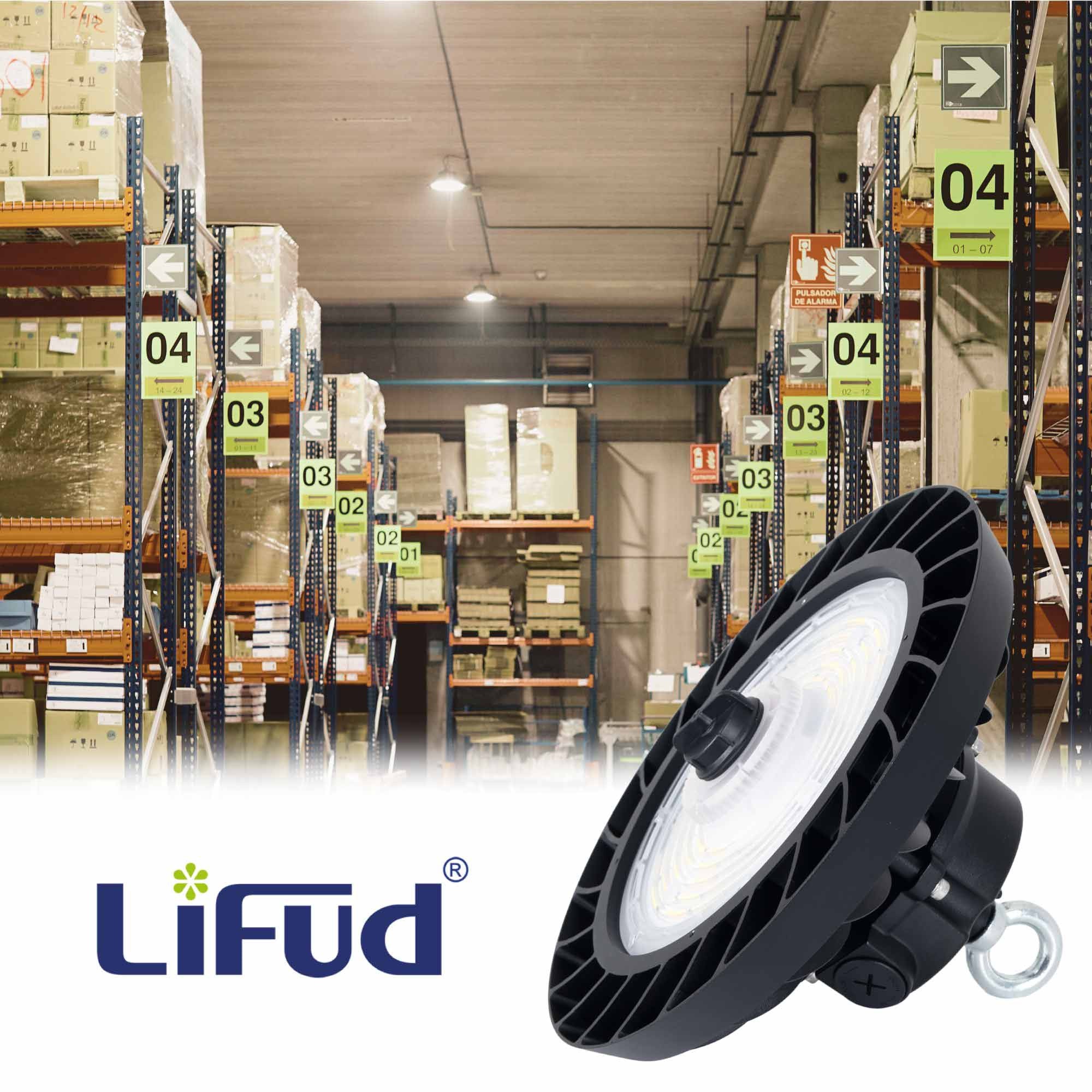 Campana LED UFO industrial 150W - CCT - 170lm/W - Driver LIFUD - IP65 - 10 años garantía (18)