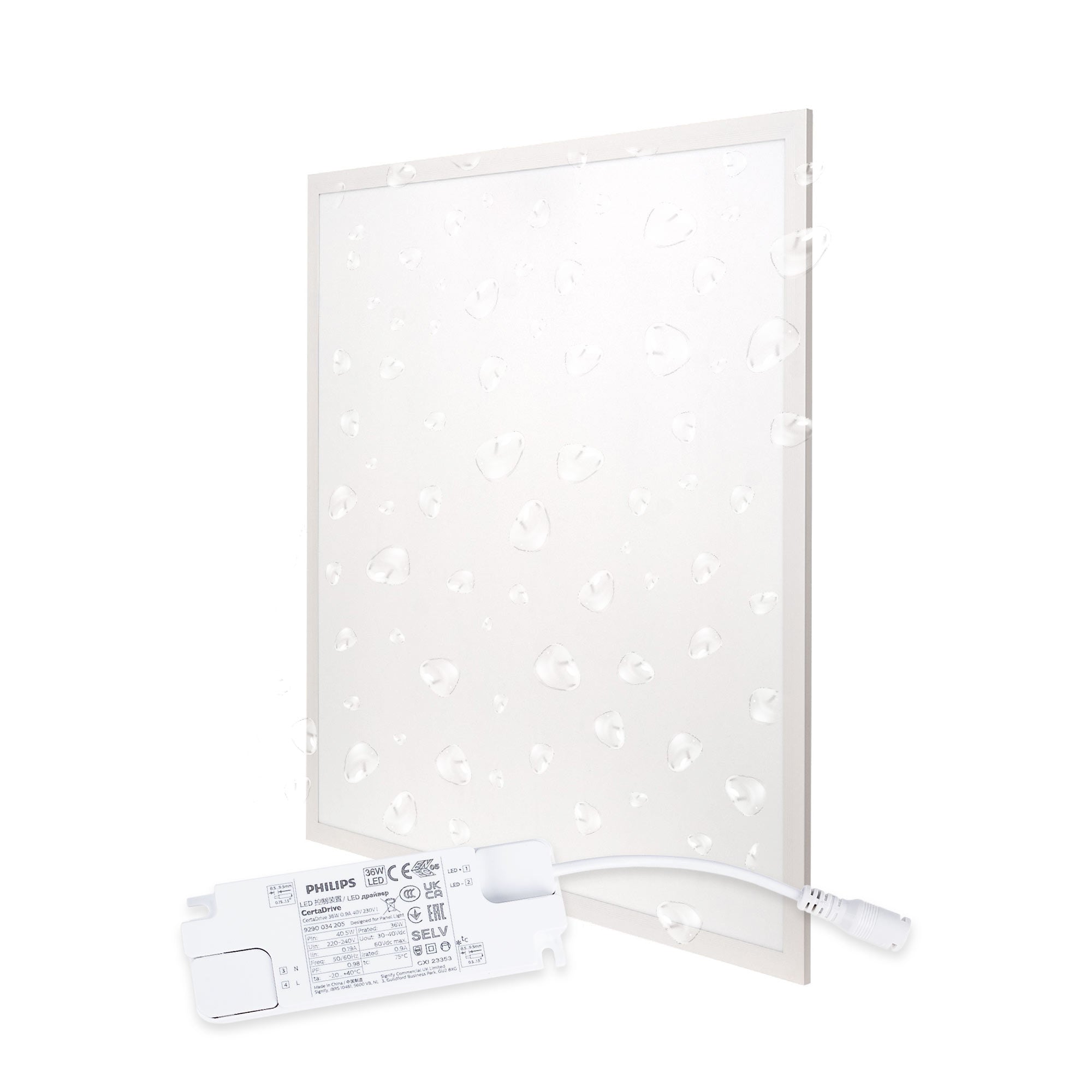 Panel LED empotrable Backlight 60x60cm - 36W - IP54 - Driver Philips - UGR22