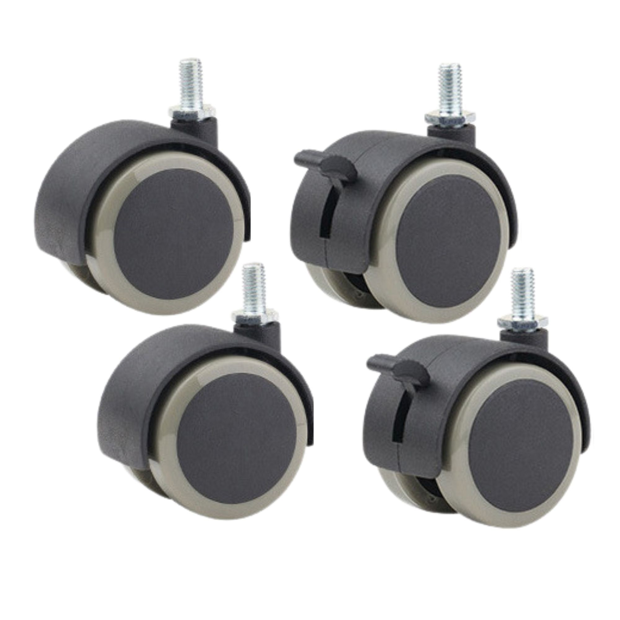 Kit de 4 Ruedas 50mm para Display Publicitario - Ref. DLS32 /DLS43 / DLS55