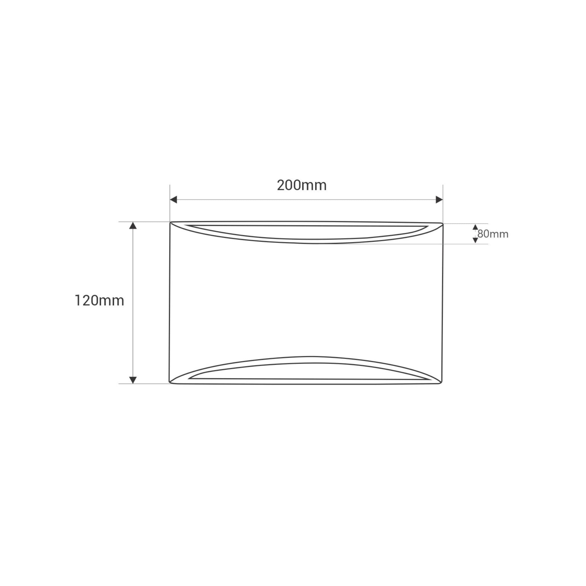 Aplique de pared concreto "Raquel" - Up & down - 1 x G9 (8)