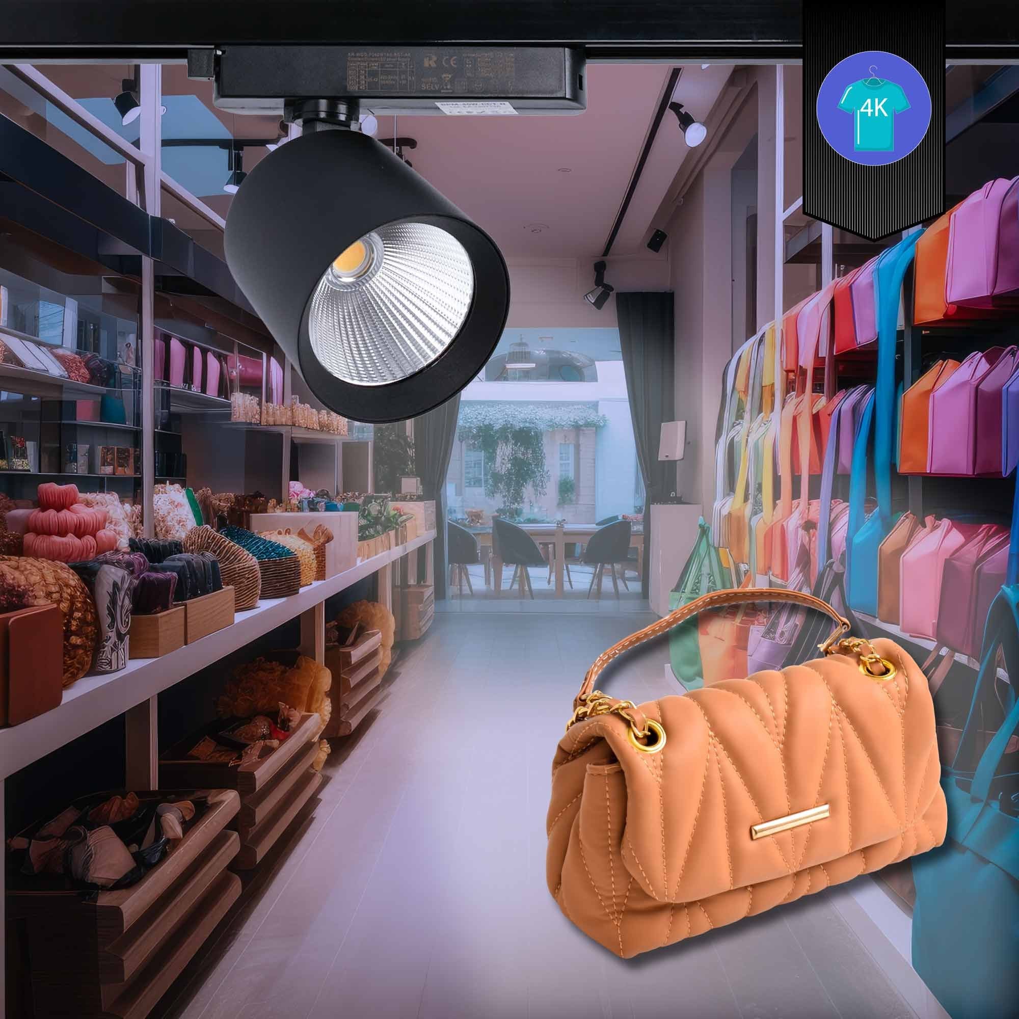 Proyector LED para carril monofásico 40W - Moda y retail (20)