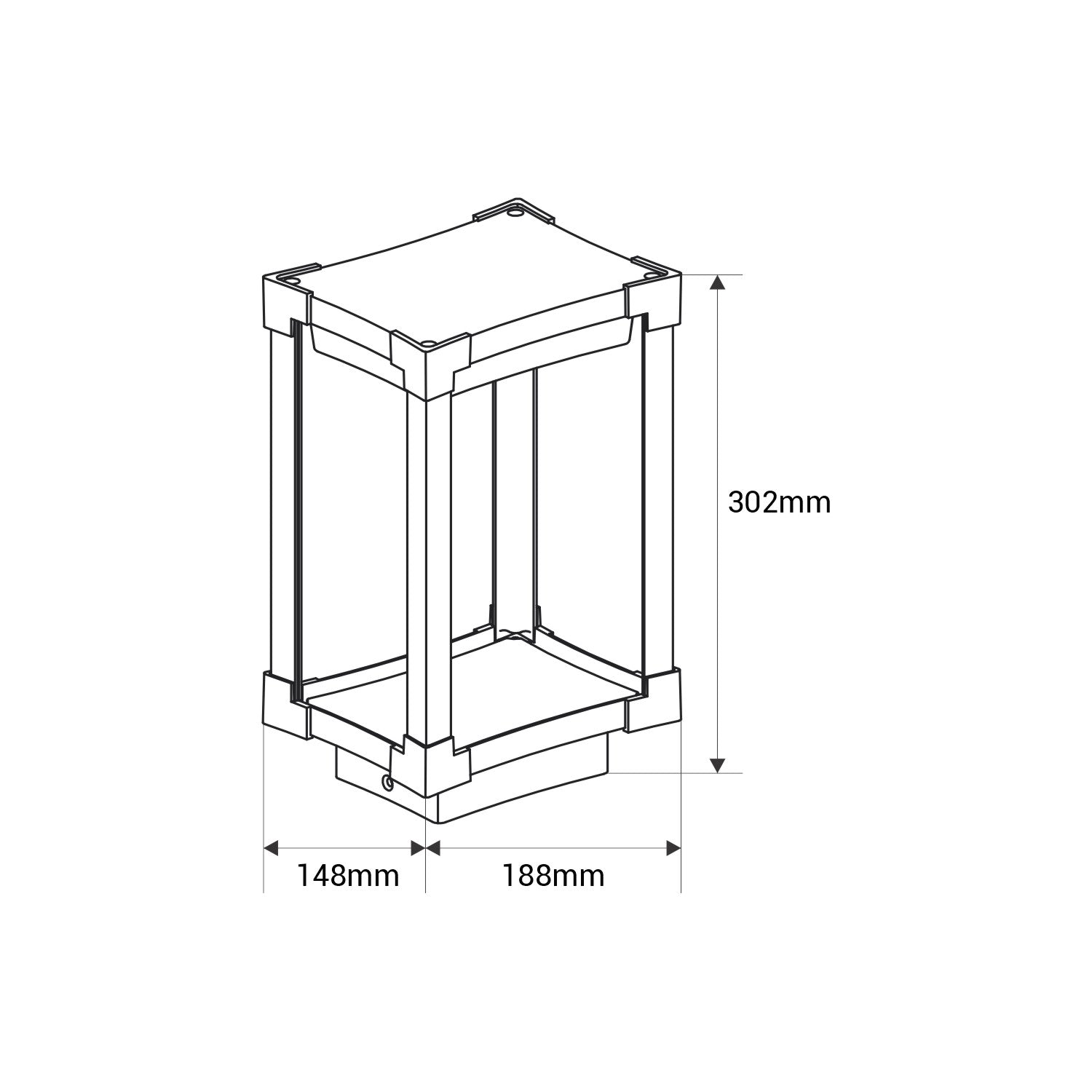 Farol exterior de pie "Farner" - E27 - IP43 (2)