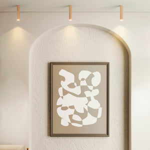 Aplique de techo aluminio "Sandy 30" - 30cm - GU10 (5)