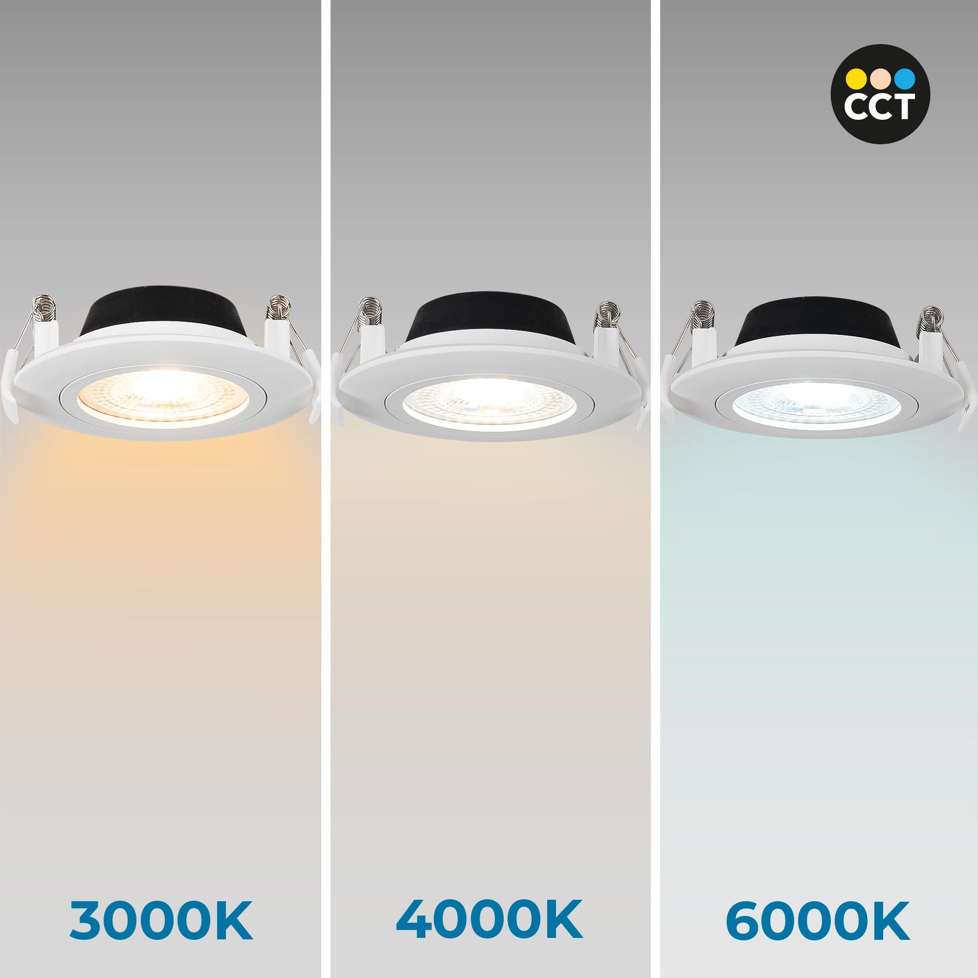 Downlight LED interior - 7W - CCT - DIMABLE TRIAC - 630lm - Corte Ø 70mm - IP20 (22)