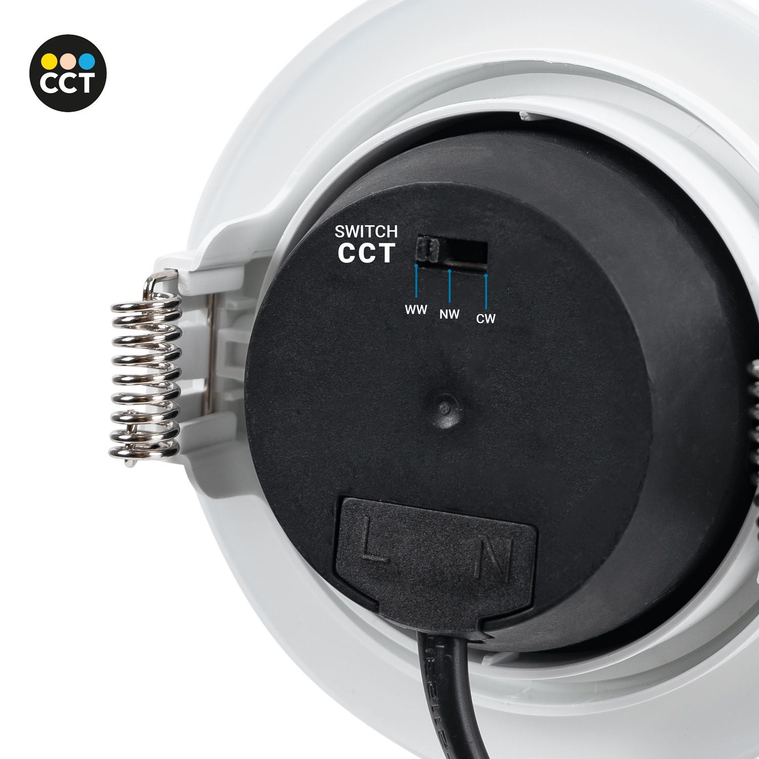 Downlight LED interior - 7W - CCT - DIMABLE TRIAC - 630lm - Corte Ø 70mm - IP20 (23)