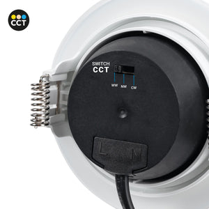 Downlight LED interior - 7W - CCT - DIMABLE TRIAC - 630lm - Corte Ø 70mm - IP20 (23)