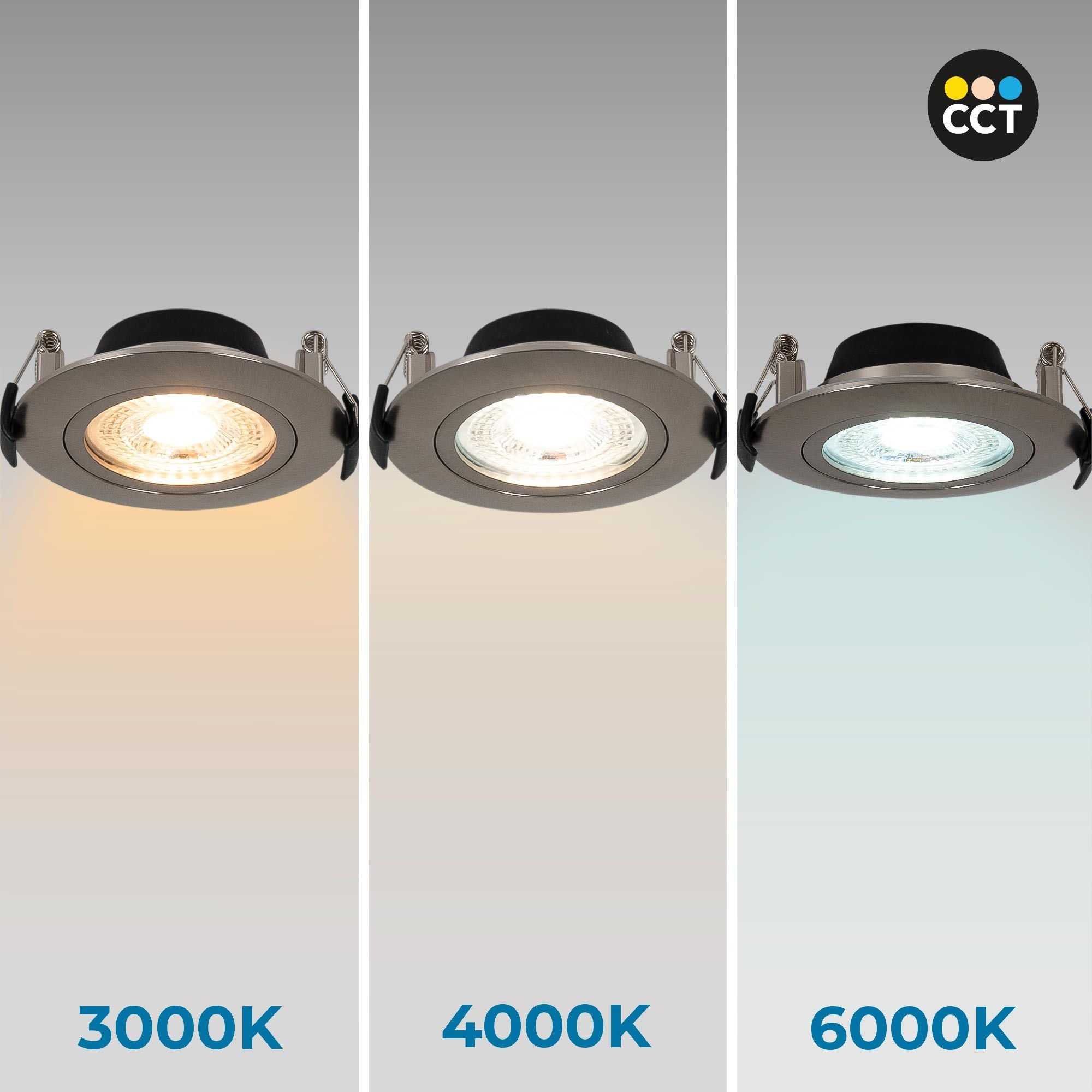 Downlight LED interior - 7W - CCT - DIMABLE TRIAC - 630lm - Corte Ø 70mm - IP20 (26)