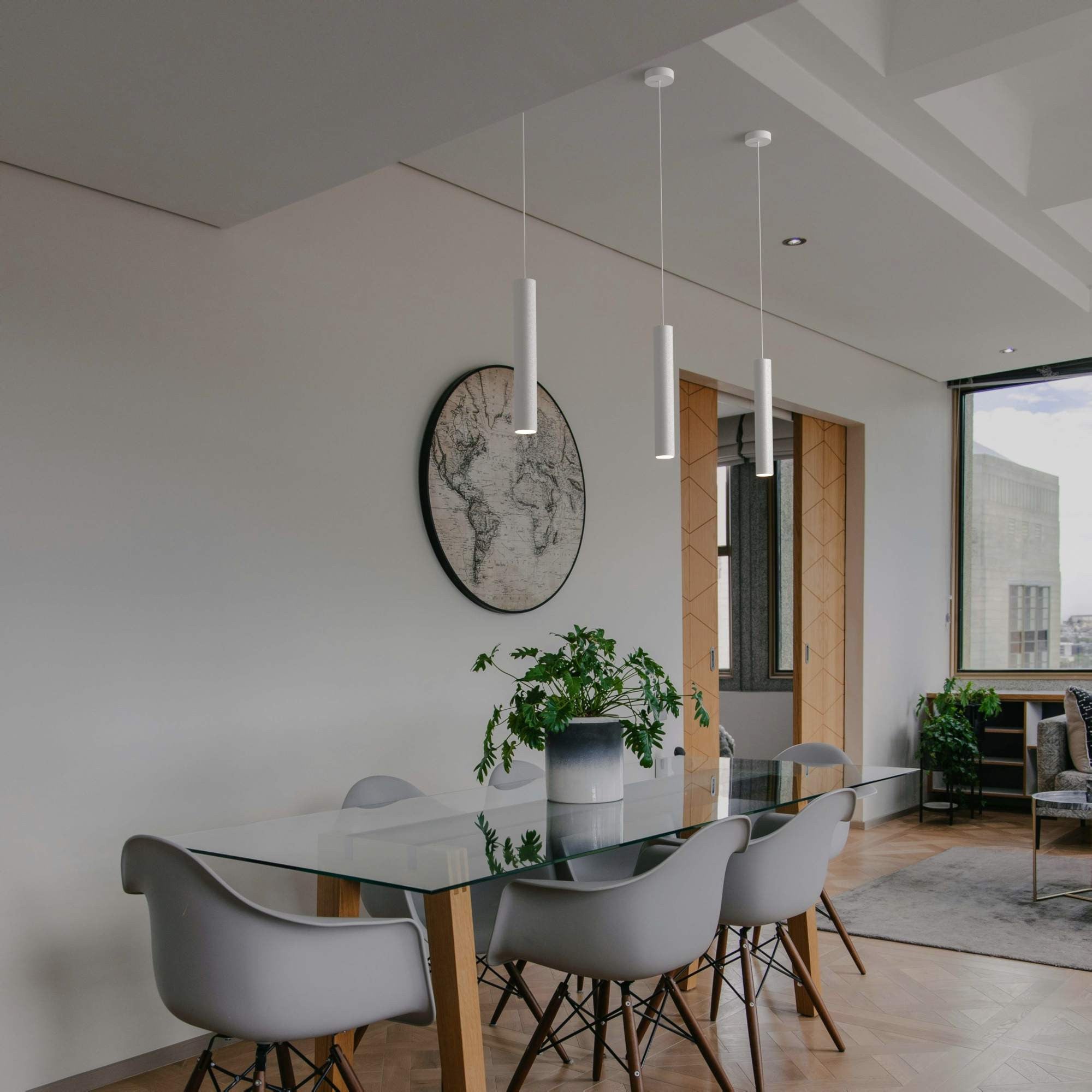 Lámpara colgante minimalista "Bila 400" - GU10 (16)