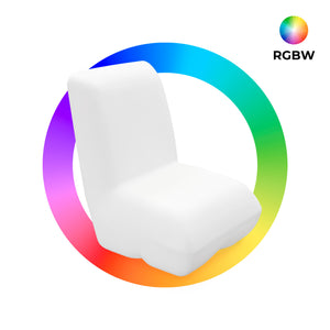 Asiento luminoso LED RGBW - 16W - Recargable