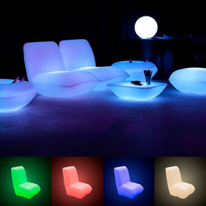 Asiento luminoso LED RGBW - 16W - Recargable (13)