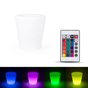 Cubitera LED RGBW - 6W - 29 x Ø 28cm - Recargable (9)