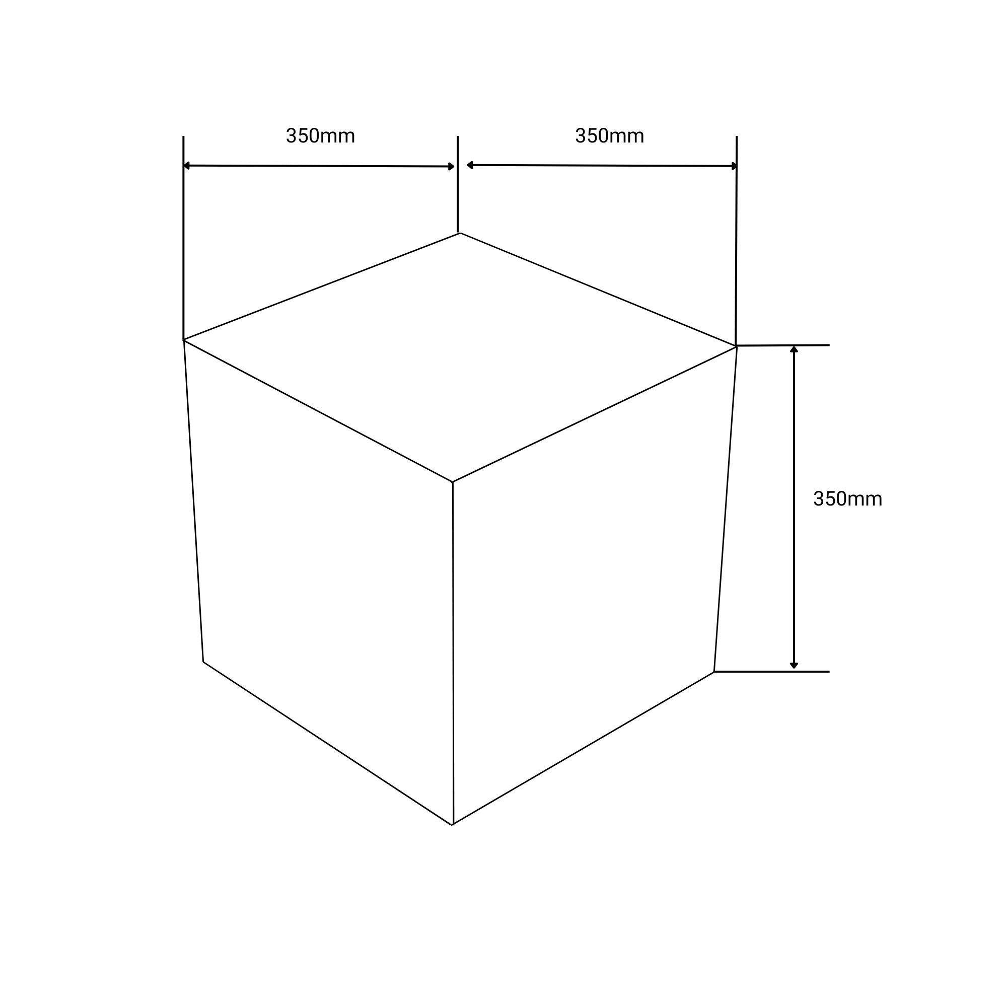Cubo luminoso LED RGBW - 6W - Recargable (4)