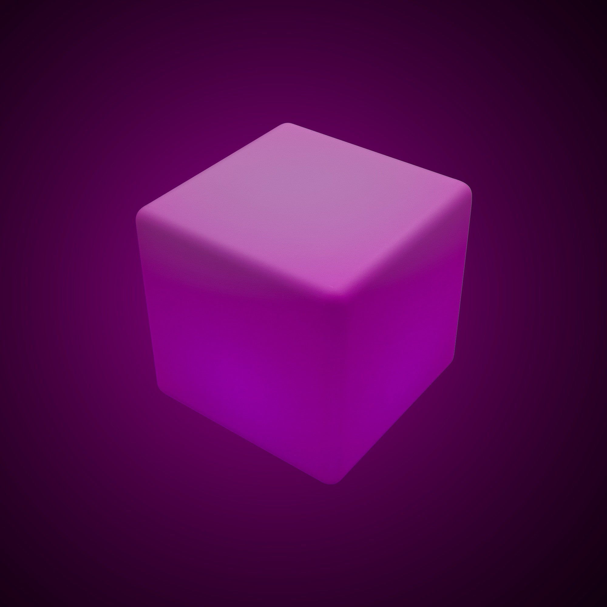 Cubo luminoso LED RGBW - 6W - Recargable (10)