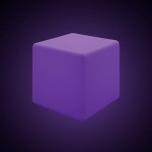 Cubo luminoso LED RGBW - 6W - Recargable (16)