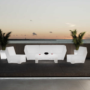 Asiento luminoso LED RGBW - 16W - Recargable - IP65 (17)