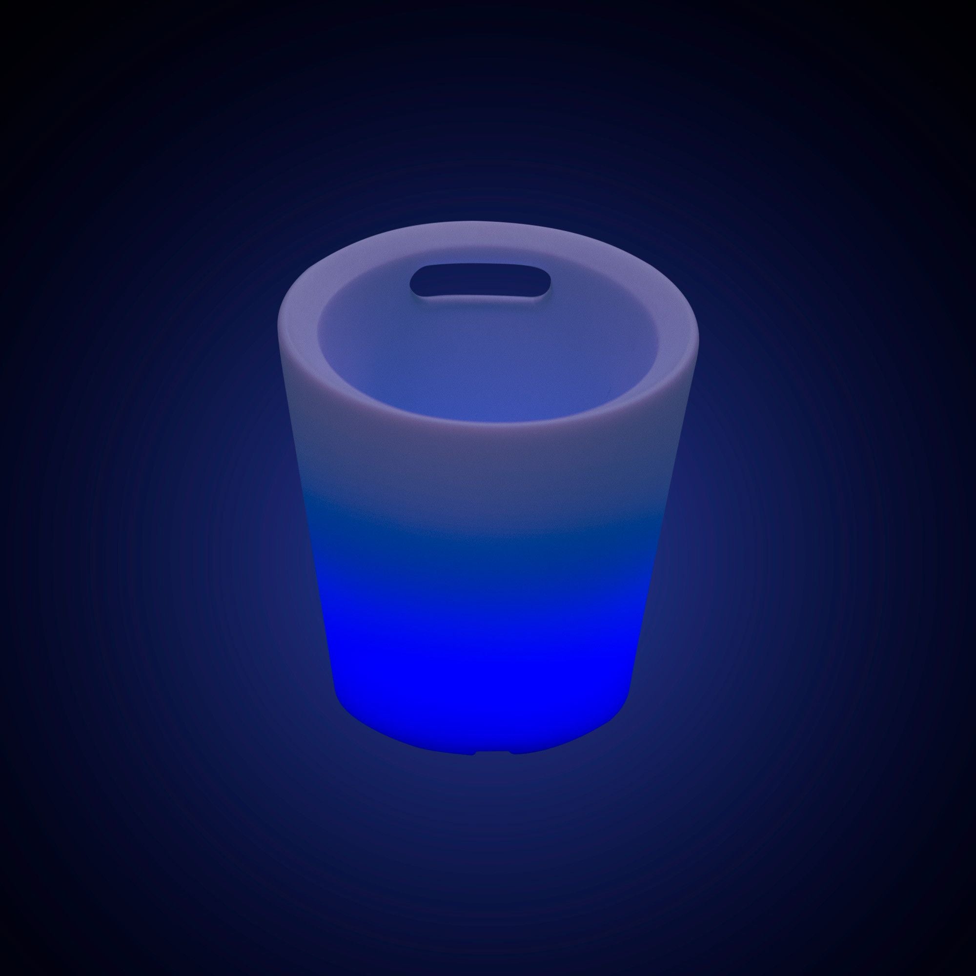 Cubitera LED RGBW - 6W - Ø 29 cm - Recargable (4)