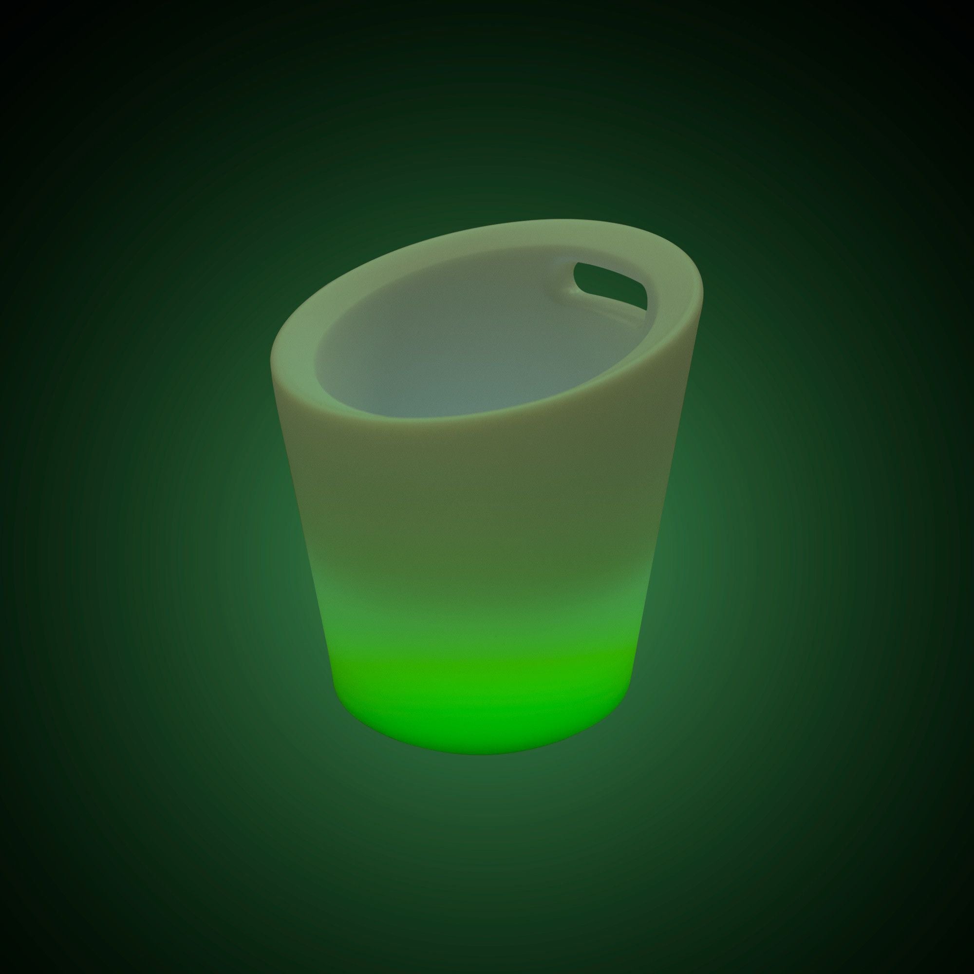 Cubitera LED RGBW - 6W - Ø 29 cm - Recargable (6)