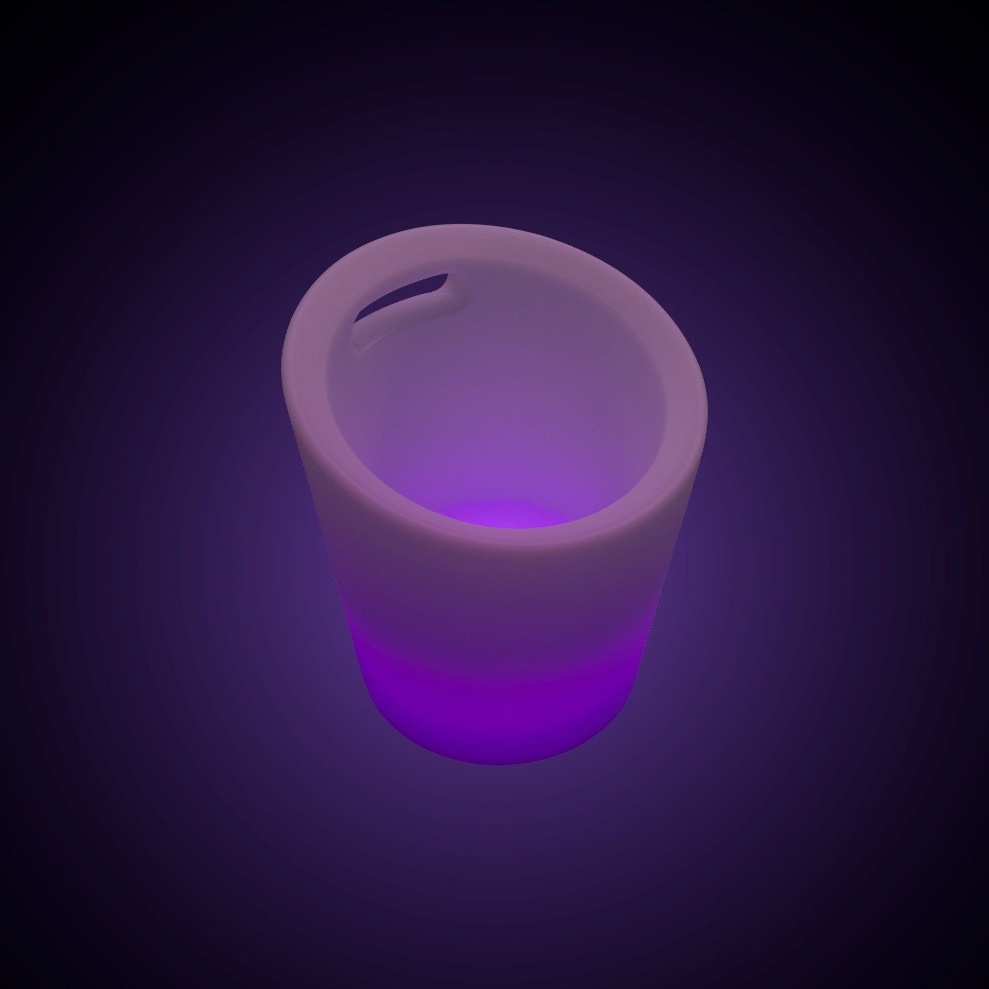 Cubitera LED RGBW - 6W - Ø 29 cm - Recargable (9)