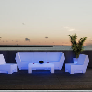 Asiento luminoso LED RGBW - XL - 16W - Recargable (2)