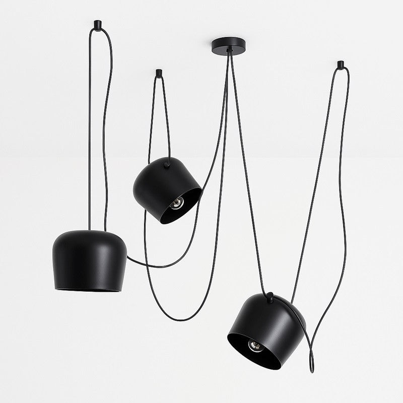 Lámpara colgante moderna triple "Blus" - E27 (15) & Lámpara colgante moderna triple "Blus" - E27