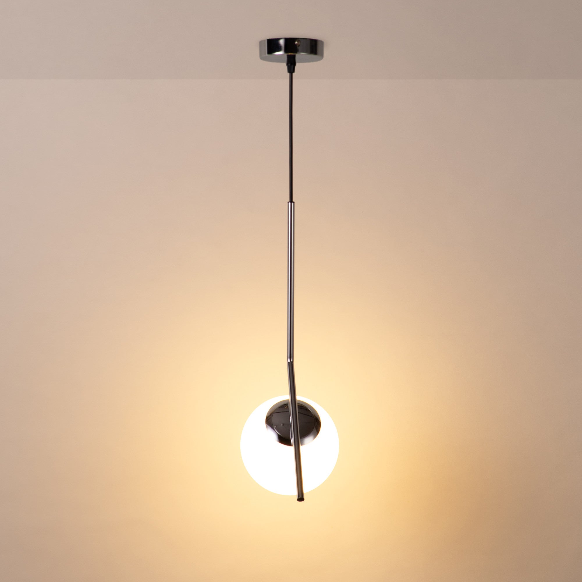 Lámpara colgante bola cristal "HERMI" - E27 (57)