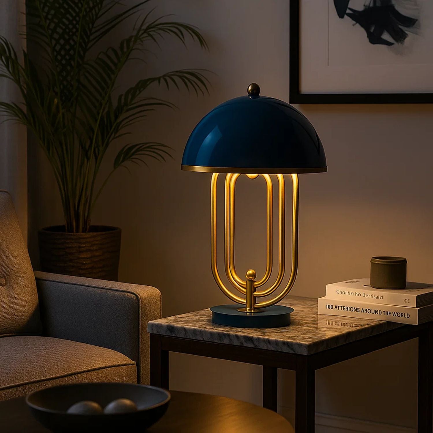 Lámpara de mesa de diseño "Lindsay" (39)