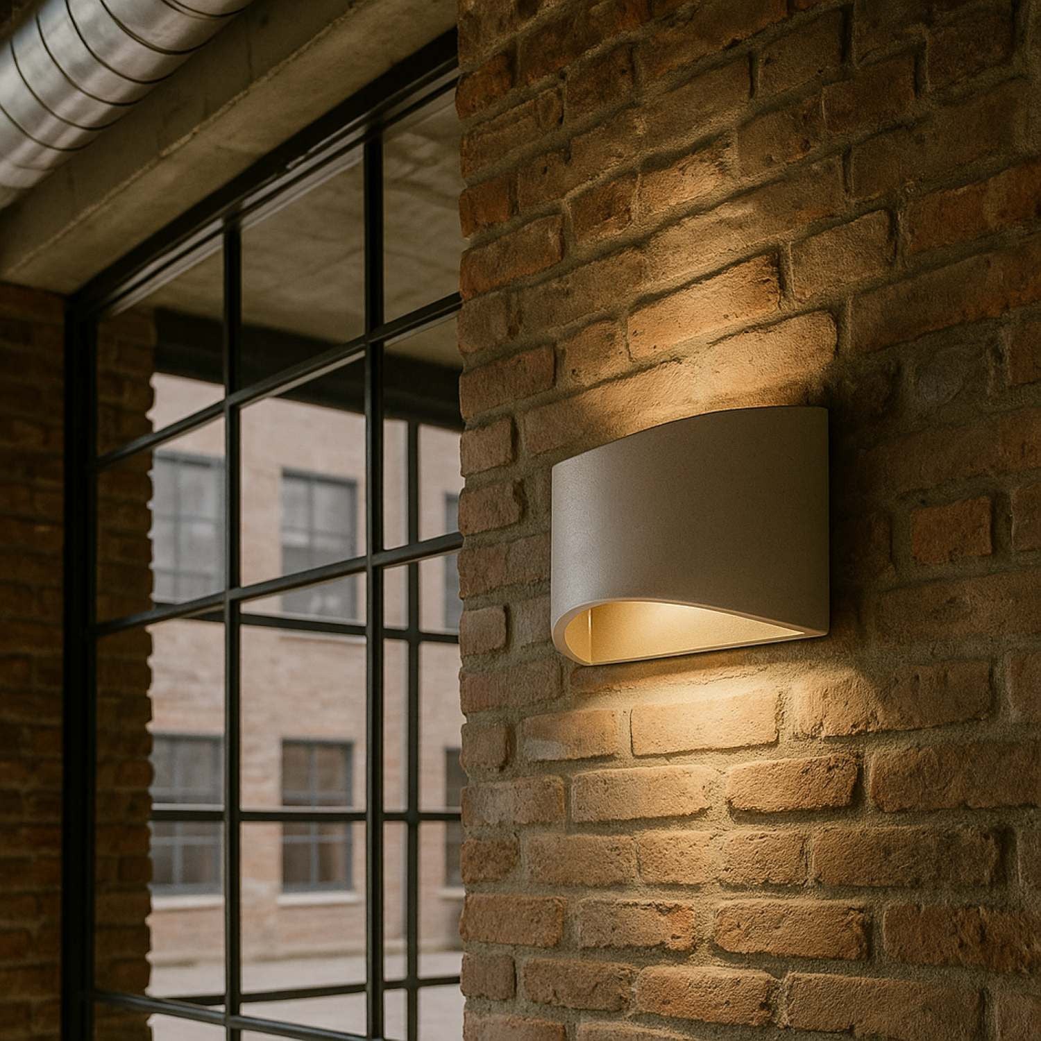 Aplique de pared concreto "Raquel" - Up & down - 1 x G9 (15)