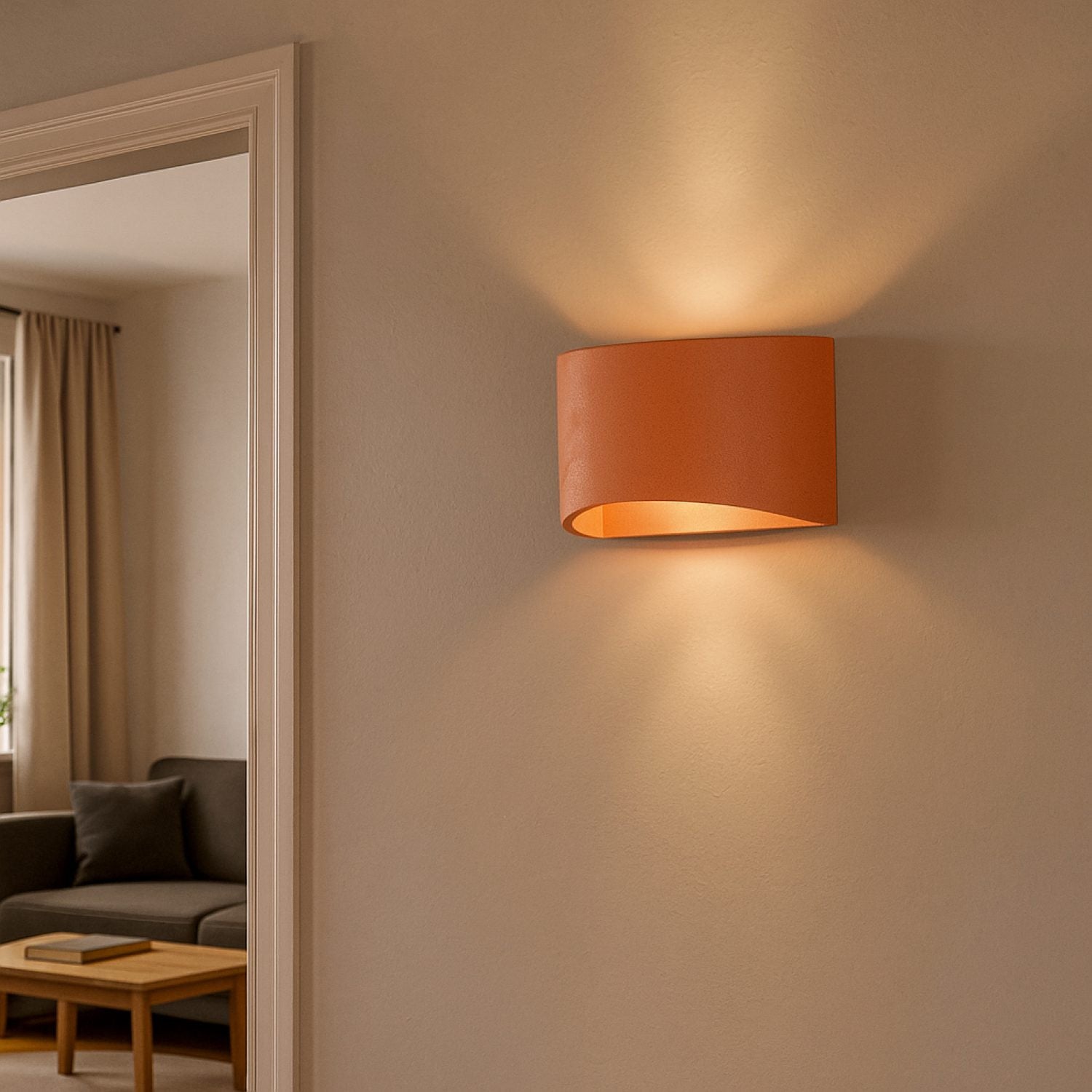 Aplique de pared concreto "Raquel" - Up & down - 1 x G9 (17)