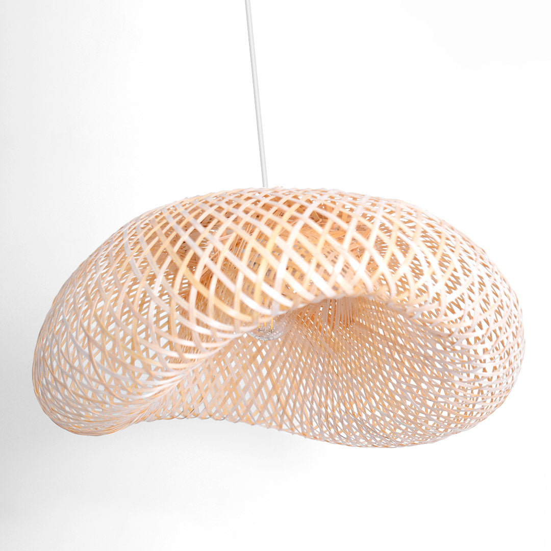 Lámpara colgante mimbre "Vimet Lite" (10)