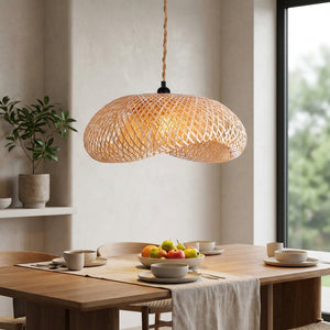 Lámpara colgante mimbre "Vimet Lite" (21)