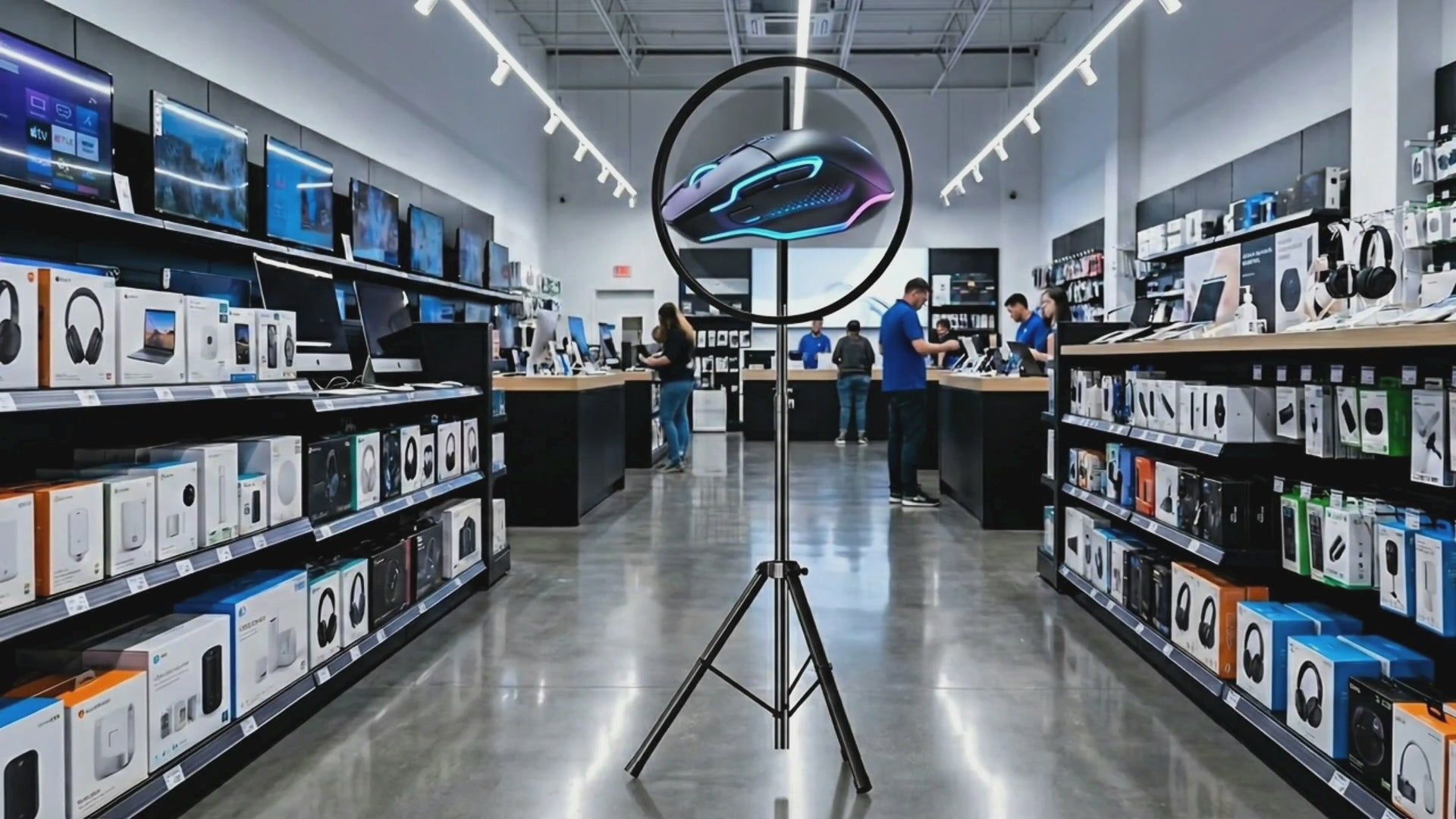 Ventilador holográfico 3D con trípode - Ø 52cm - 72W